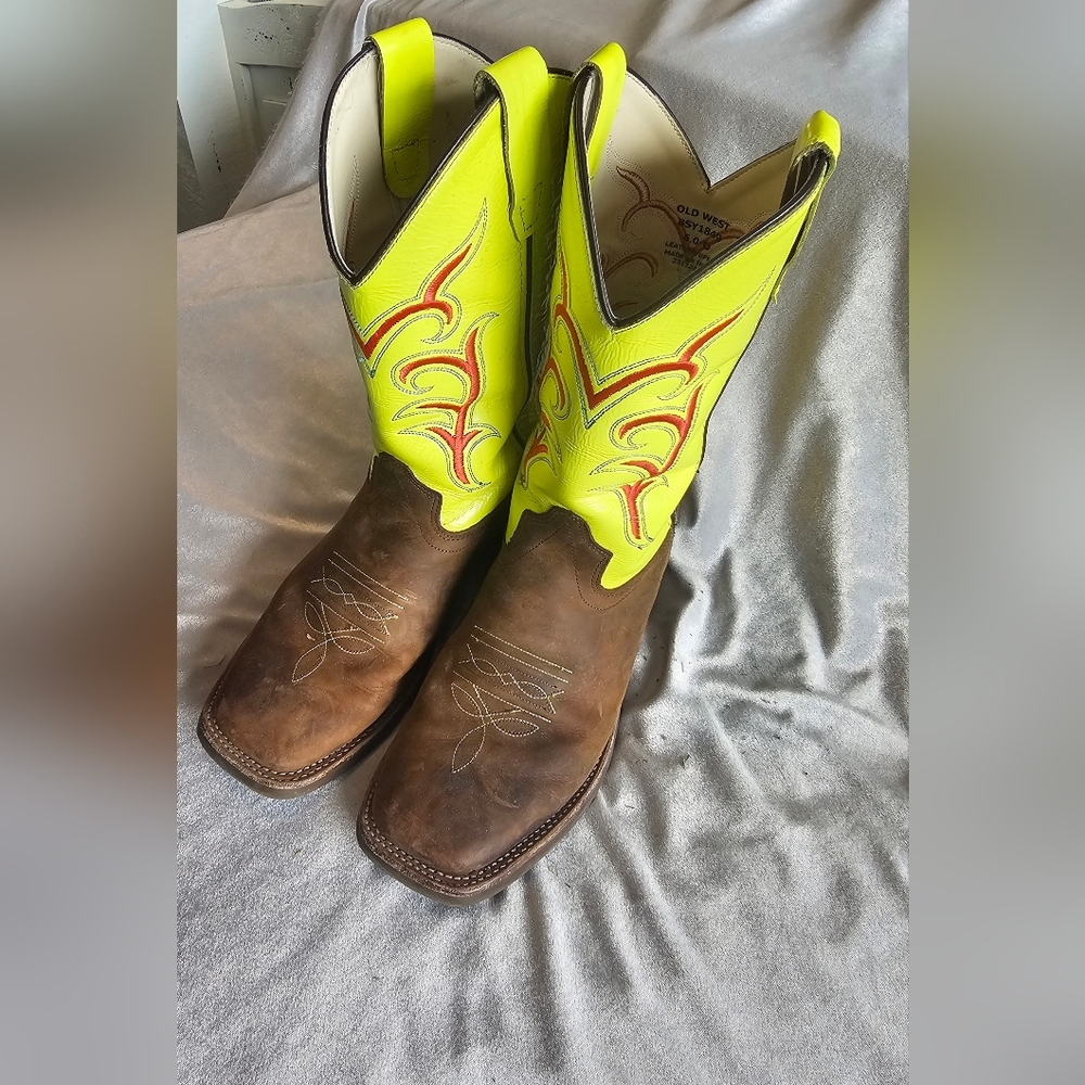 Boy's Old West Cowboy Boots